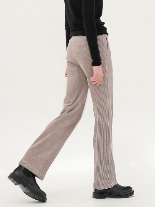 Corduroy Bending Pants _Beige