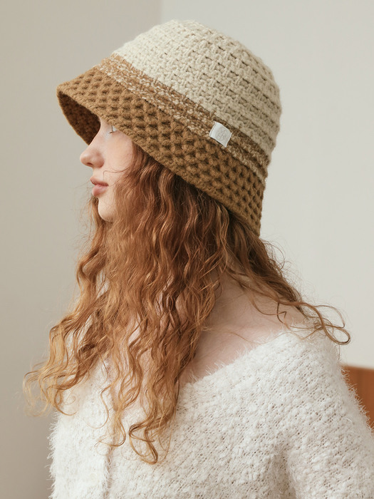 Haz knit crochet bucket hat_4color