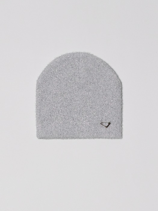 HOLIDAY METAL BEANIE (silver)