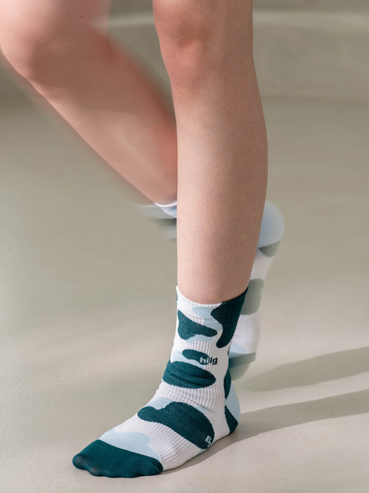 [no.480] greeny cow socks