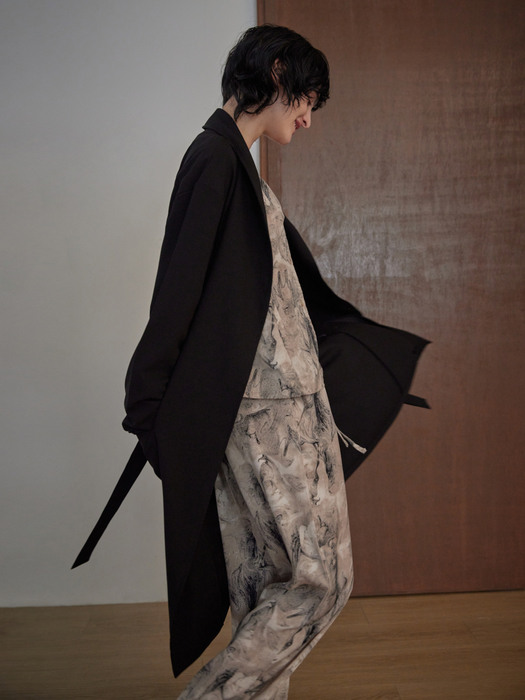 CLASSIC LONG ROBE_deep black (women)