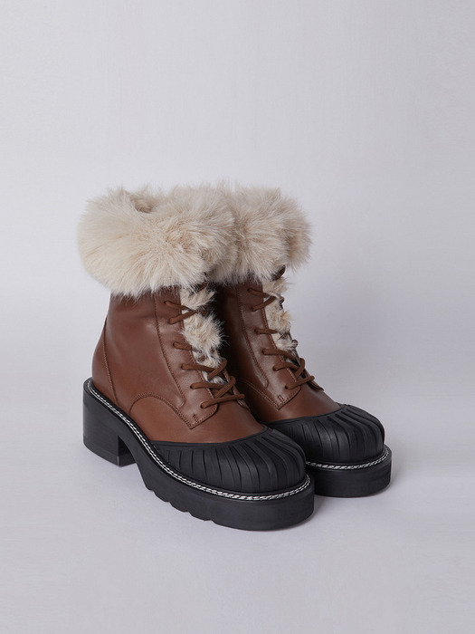 Fur walker boots(brown)_DG3CW22532BRN