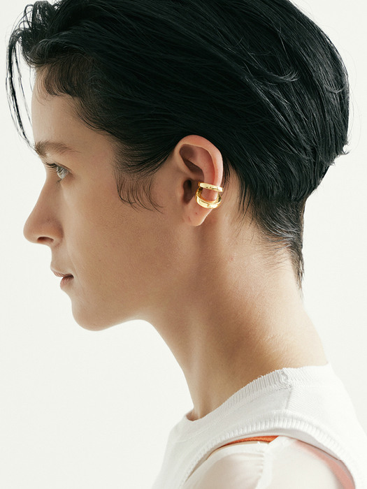 # Moi 4st Two Ring Earcuff_13GD