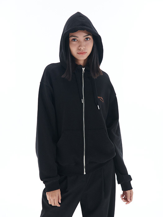 [22FW] Par Avion Zip Up Hoody(Black)