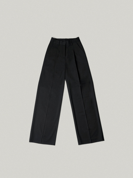 CLASSIC LONG WIDE SLACKS [2COLOR]