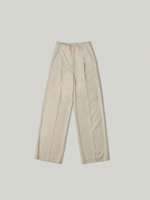 CLASSIC LONG WIDE SLACKS [2COLOR]