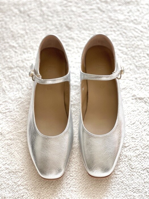 Jules Mary Jane Pumps - Silver