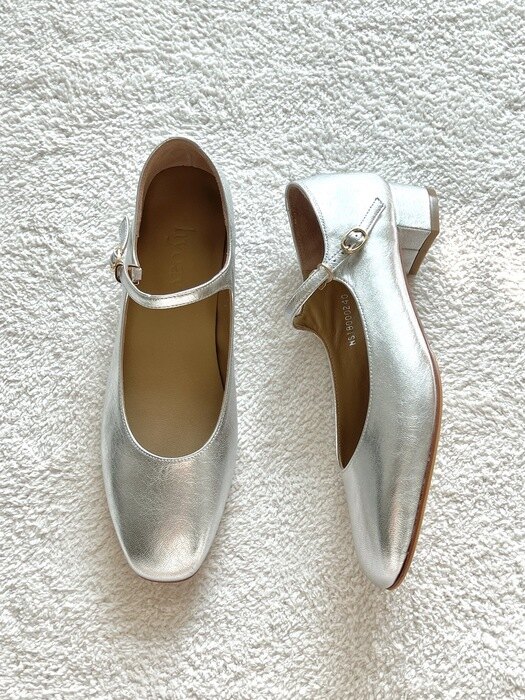 Jules Mary Jane Pumps - Silver
