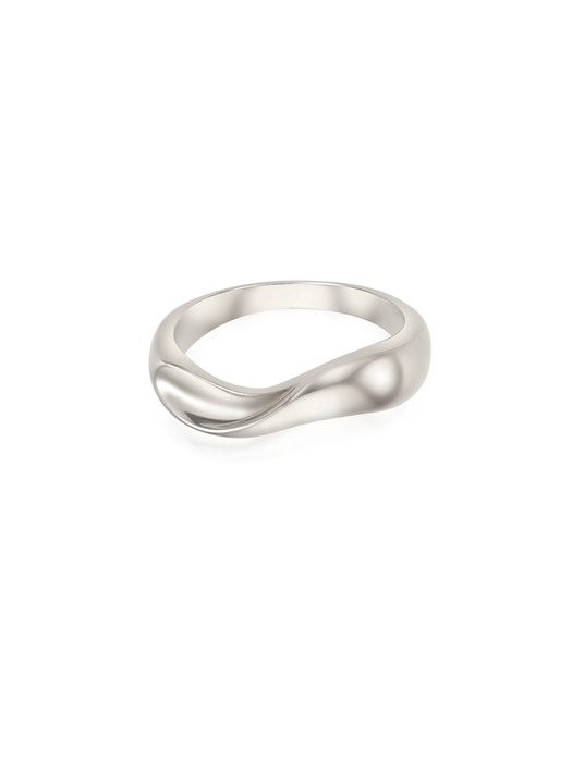 [silver925]wave line ring