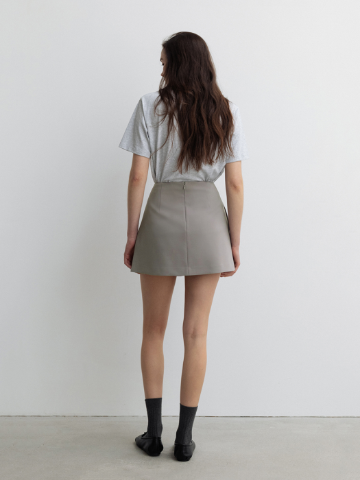 Minimal A-line Skirt Shorts Dust Mint (JWSK3E903G1)