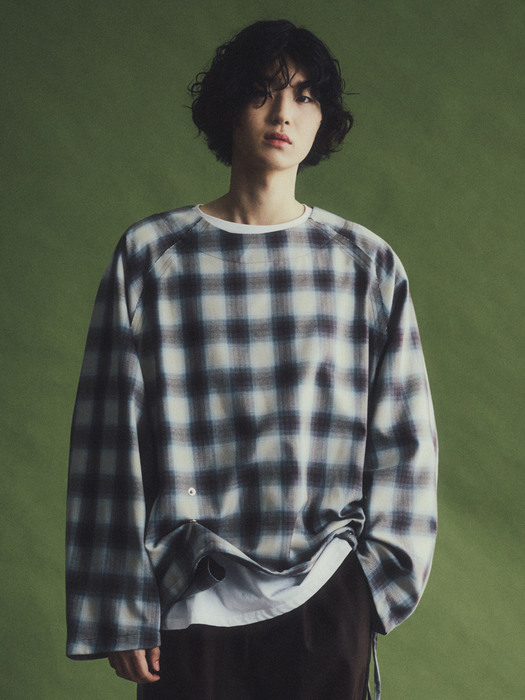 PARABOLA S/S CHECK PULLOVER_TYPE 3