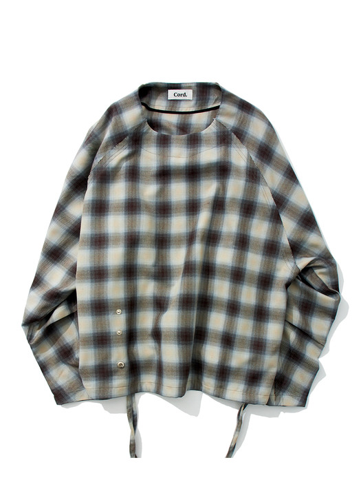 PARABOLA S/S CHECK PULLOVER_TYPE 3