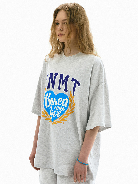 VNMT heart’s oversize t-shirt_light gray
