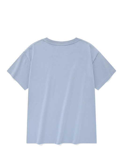 우먼 쿠퍼 로고 티셔츠 블루
