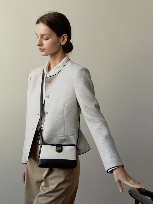 [드파운드]tweed jacket - oatmeal beige [W CONCEPT]