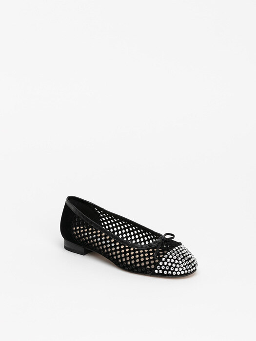 Dippin Embellished Flat Shoes in Black