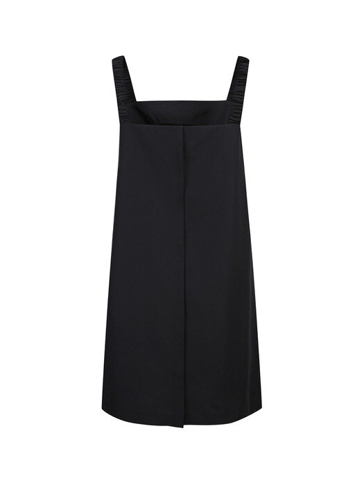 Shoulder Strap Block Out Pocket Sleeveless Mini Dress_LFDAM23500BKX