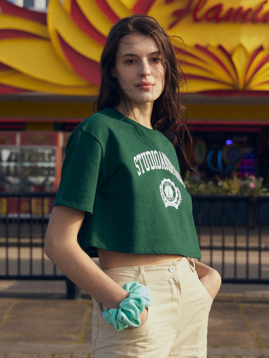 Cropped T-Shirt_Green
