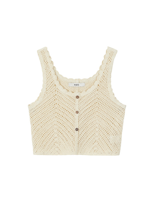 Solid Knit Bustier in Butter VK3MV161-DS