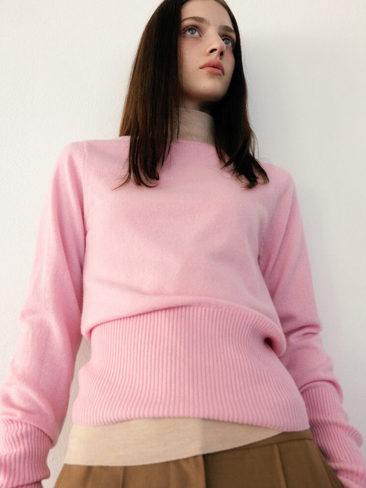 [Premium] Cashmere Roundneck Pullover  Baby Pink(WE3951C42X) (WE3951C42X)