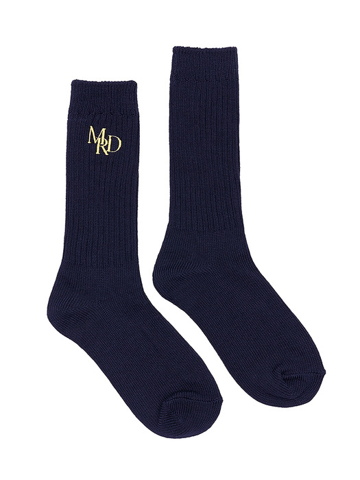 SOCKS MRD LOGO_NAVY YELLOW