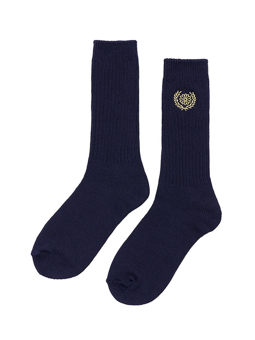 SOCKS MRD LOGO_NAVY YELLOW