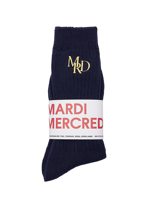 SOCKS MRD LOGO_NAVY YELLOW