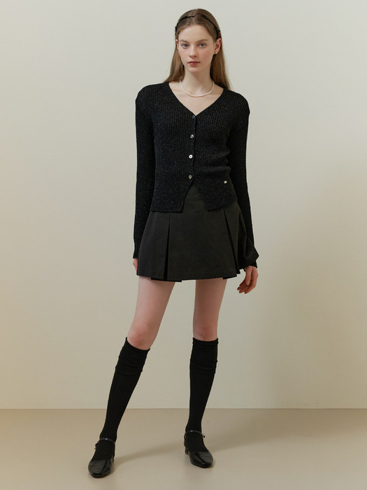 Petite mini skirt (black)