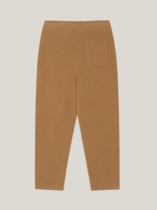 Cashmere 100% Margot Baggy Pants (Bright Camel)