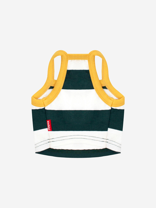 KINI STRIPE CROP TOP-GREEN(크롭탑)