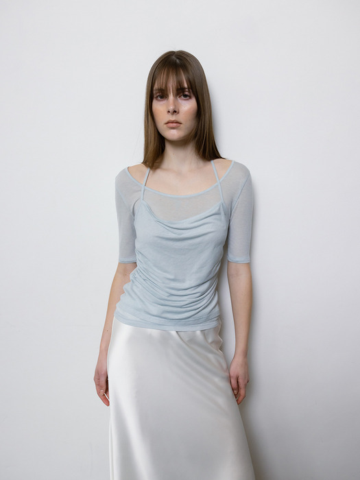 Layered Halter neck Top_2color