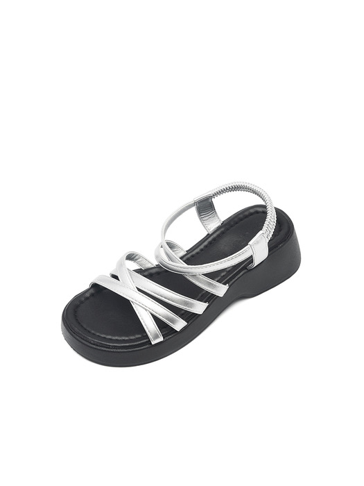 Basic Shirring 플랫폼 샌들 5cm -US9033 (2color)