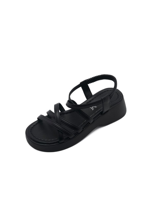 Basic Shirring 플랫폼 샌들 5cm -US9033 (2color)