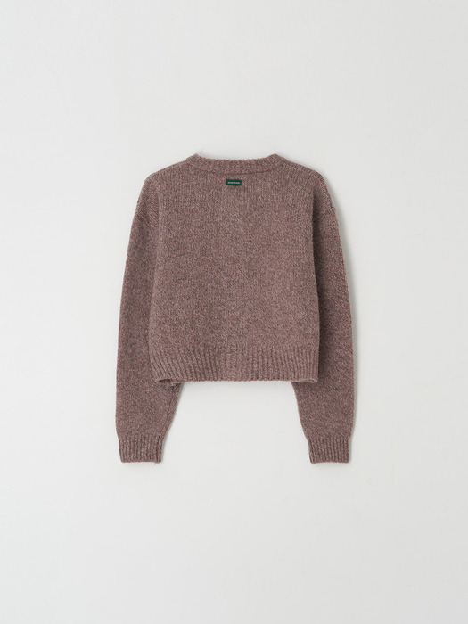 shetland cardigan - pink