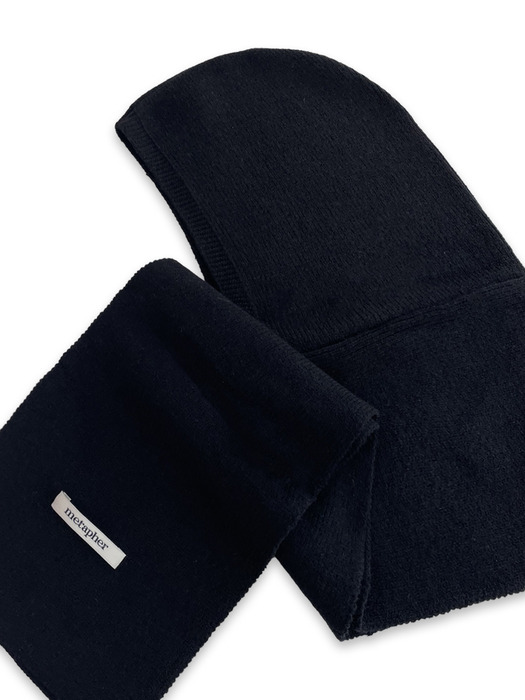 MET wool muffler balaclava black