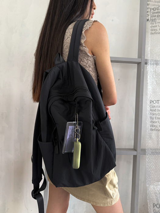 [10차리오더:바로출고] 0002 HideSlot Classic Backpack _Black