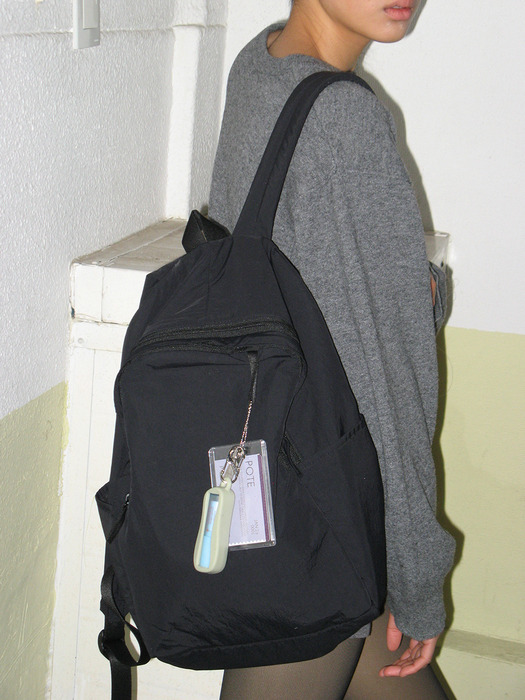 [10차리오더:바로출고] 0002 HideSlot Classic Backpack _Black