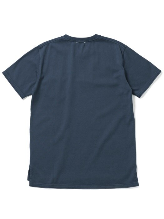 [EXCLUSIVE COLLECTION] JERSEY MID-POCKET TEE - MELANGE NAVY