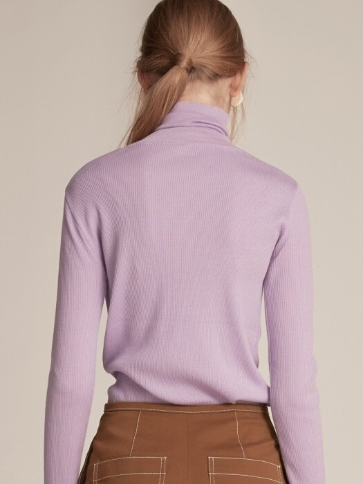 Cashmere Blended 16Gaze Pullover Knitwear - Light Purple  