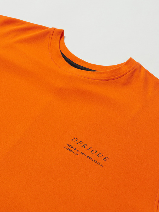 Oversized Visible T-shirt - Orange