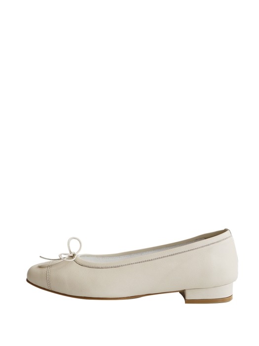 clover flat shoes - ivory