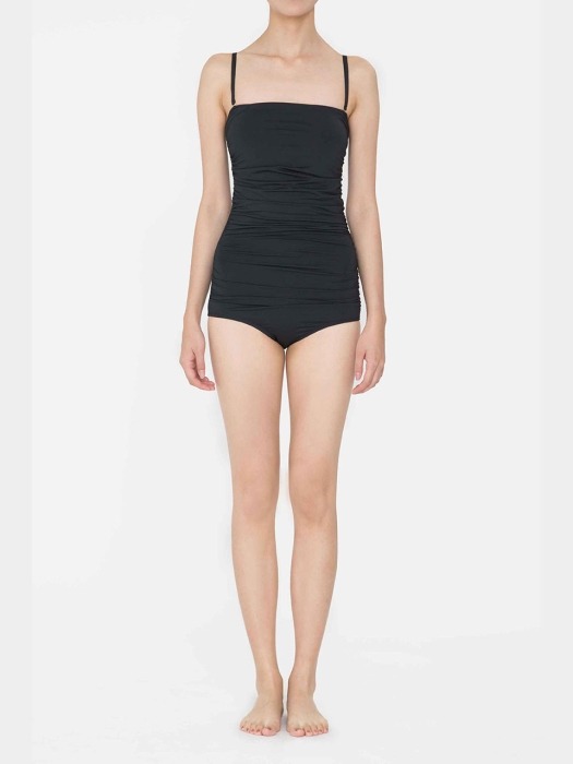 Black Rosie Simple Swimsuit