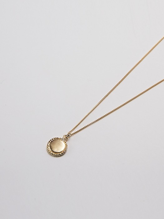 simple coin necklace