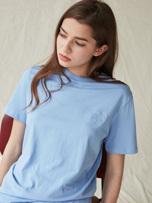 Bluv girl T-shirts_Skyblue