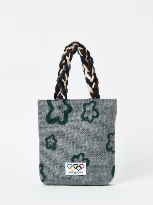 Knit Bag[Soft flower]