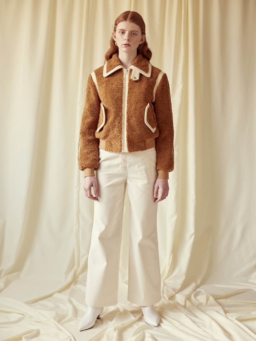 Ivory Corduroy Trousers