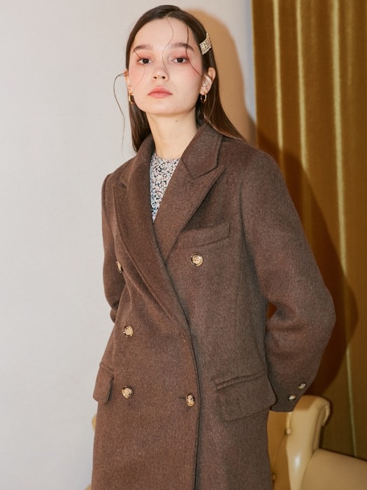 Basic Wool Coat_ Brown