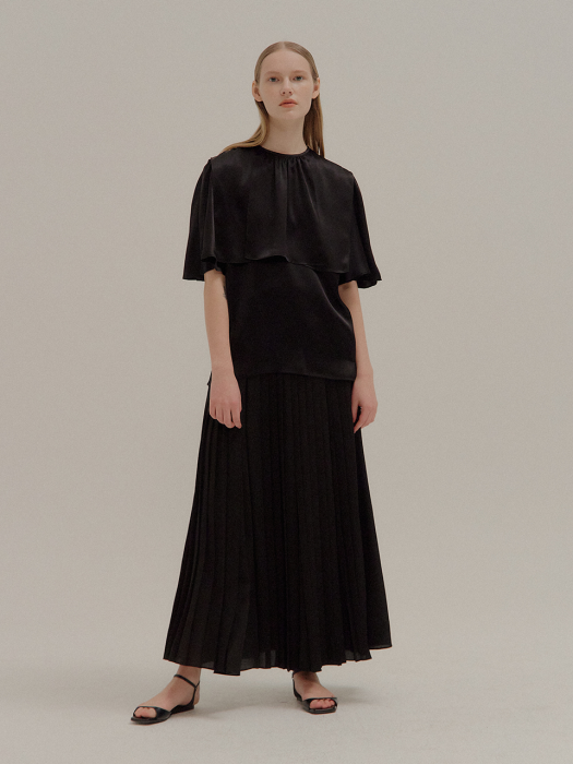 Black Pleated Skirt