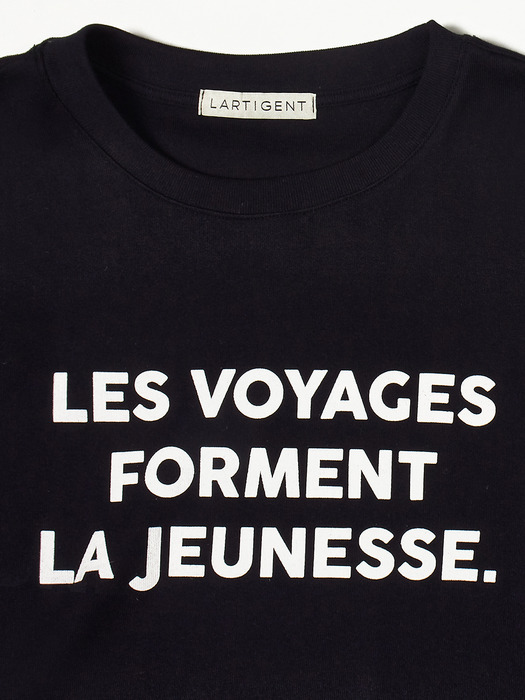 LS VOYAGE T-SHIRT(NAVY)