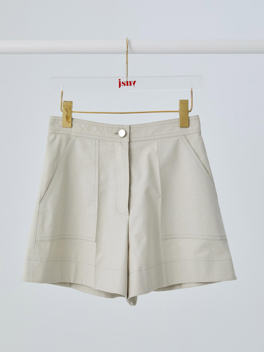 High-Rise Shorts [Light Gray] JSPA0B902I4